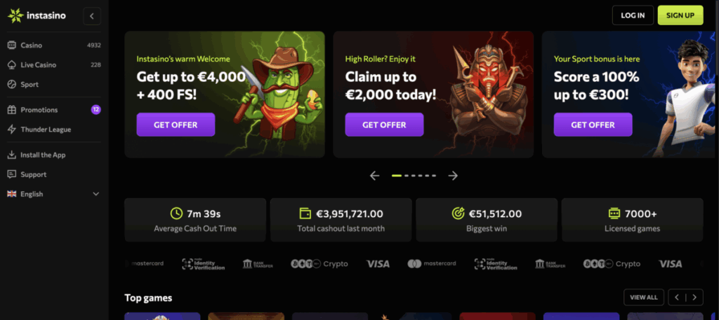 instasino beste iDEAL casino alternatief