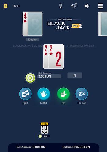 Blackjack game at Texas online casinos